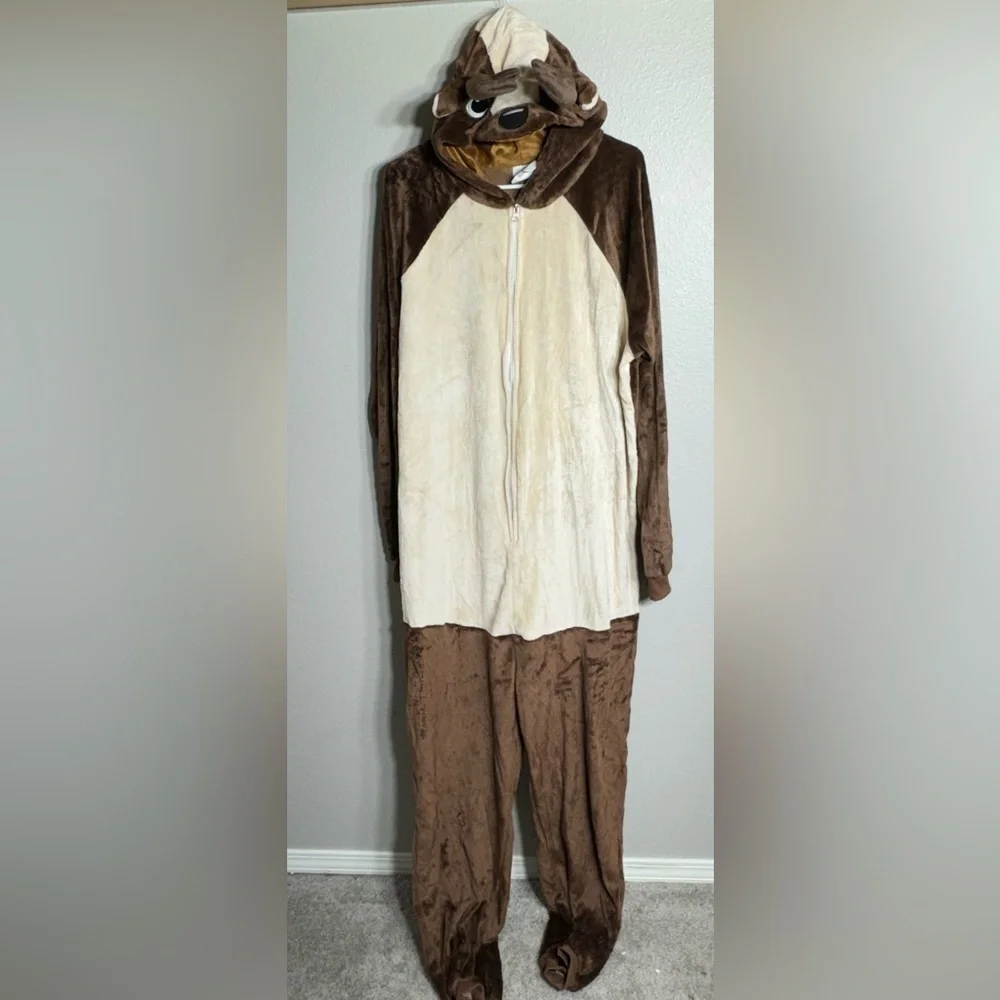 Adult unisex raindeer Jumpsuit costume loungewear Large/Xlarge
